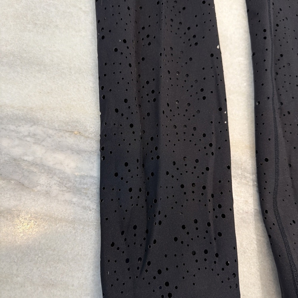 High-Rise Women's Leggings lot of 5 Black, White, Lavender, Rust, Royal Blue - Picture 8 of 16